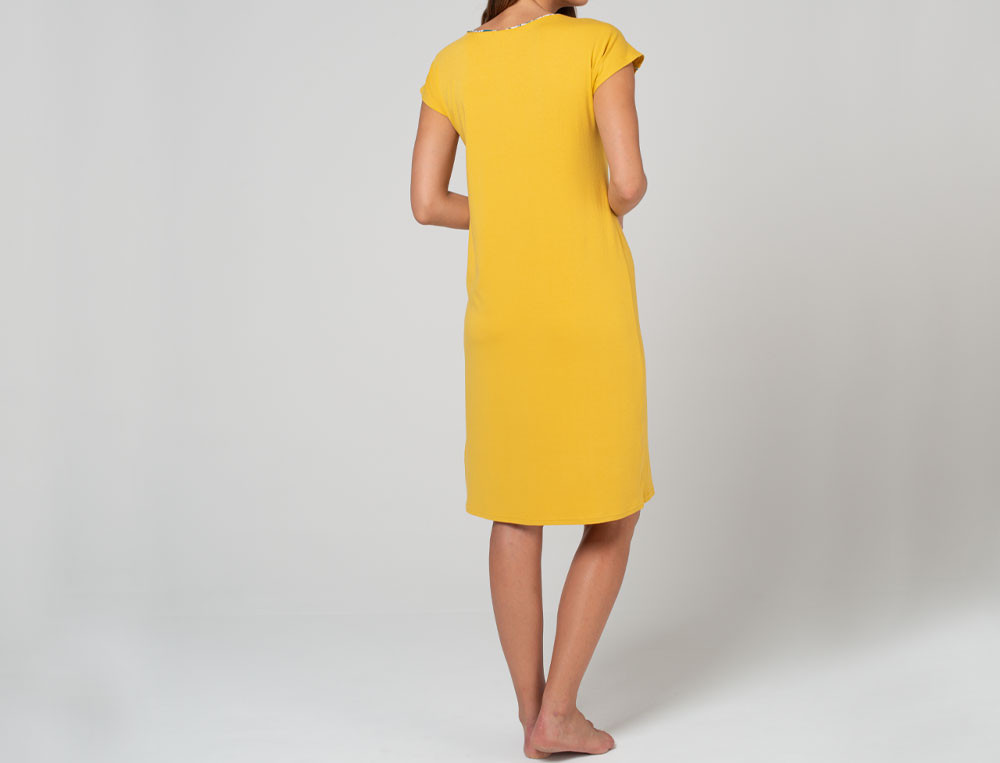 Chemise de nuit-Fleurs de Tiaré