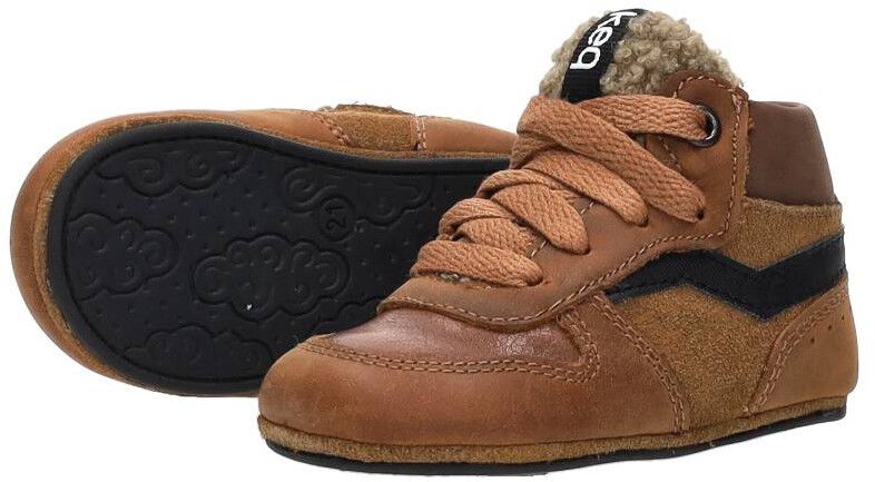 Keq Jongens Baby schoentjes cognac