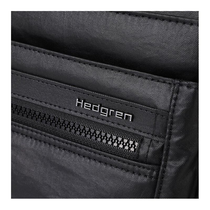 Sac bandoulière Orva 25,5 cm Creased Black
