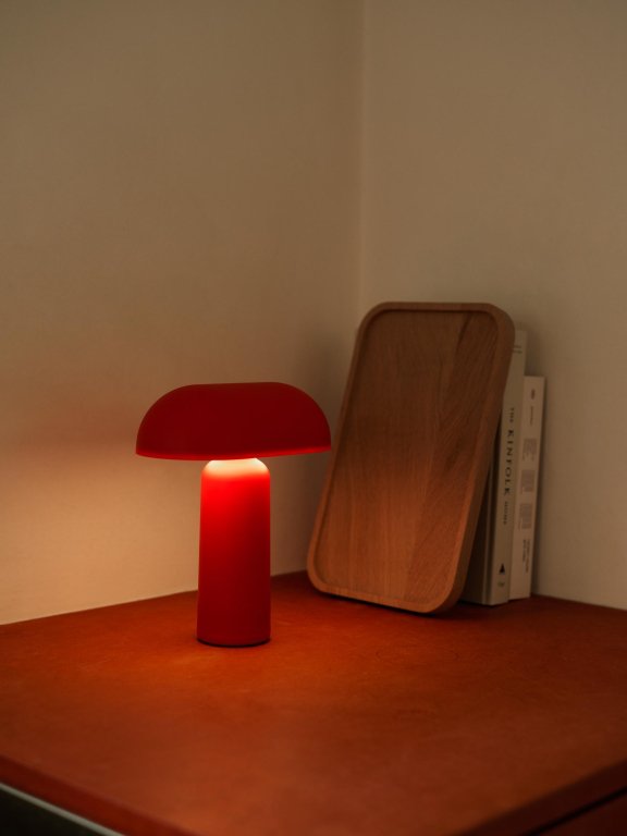 Normann Copenhagen Porta tafellamp LED oplaadbaar wit
