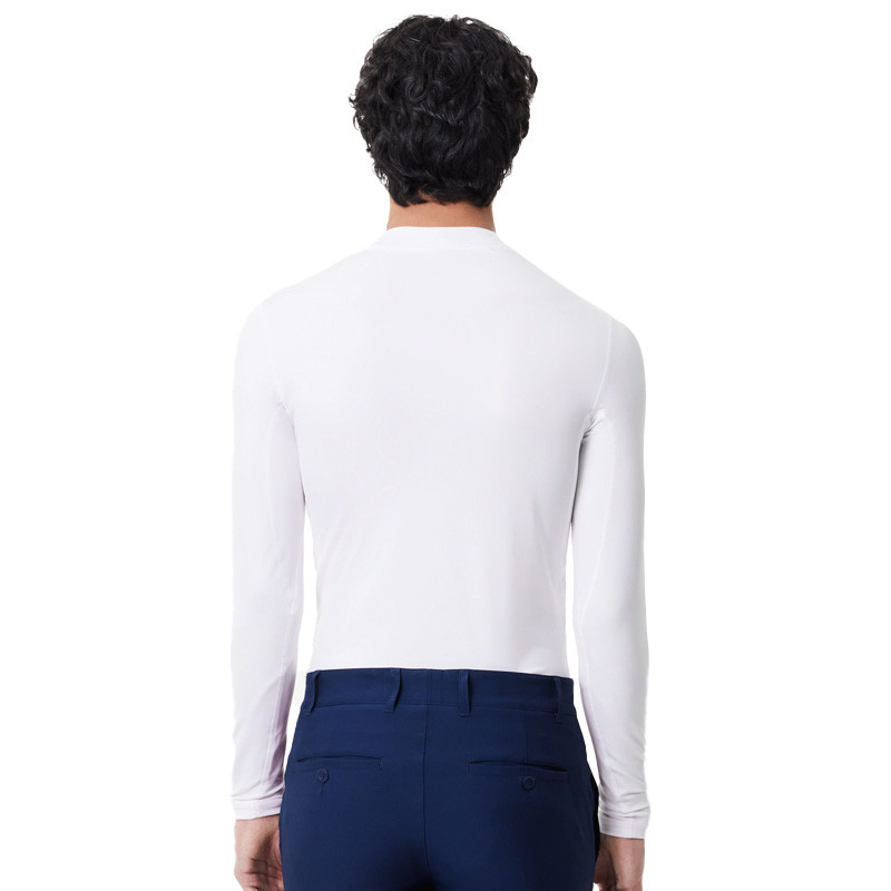 Tee-shirt manche longues Lacoste blanc
