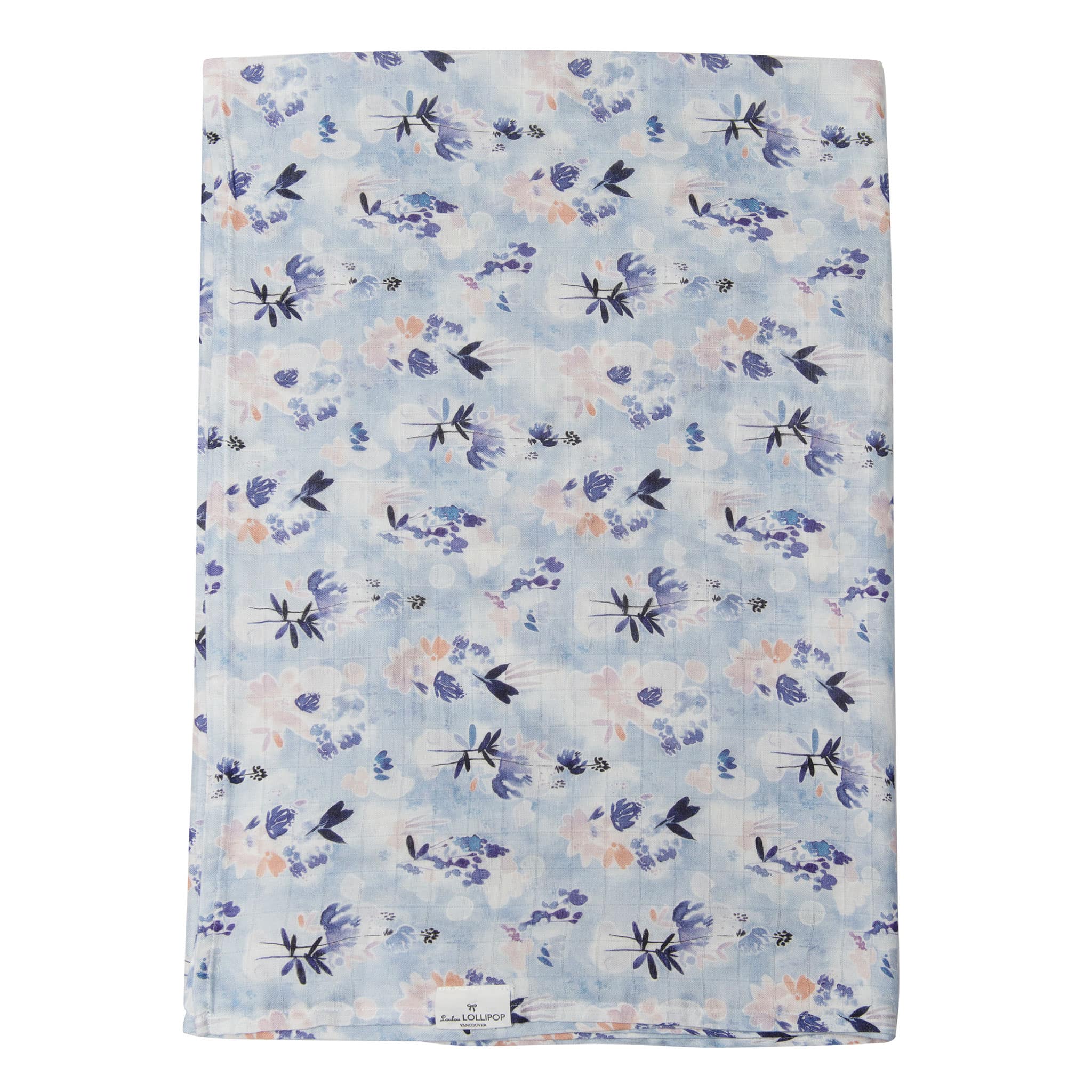 Loulou Lollipop Couverture Mousseline Bambou - Encre