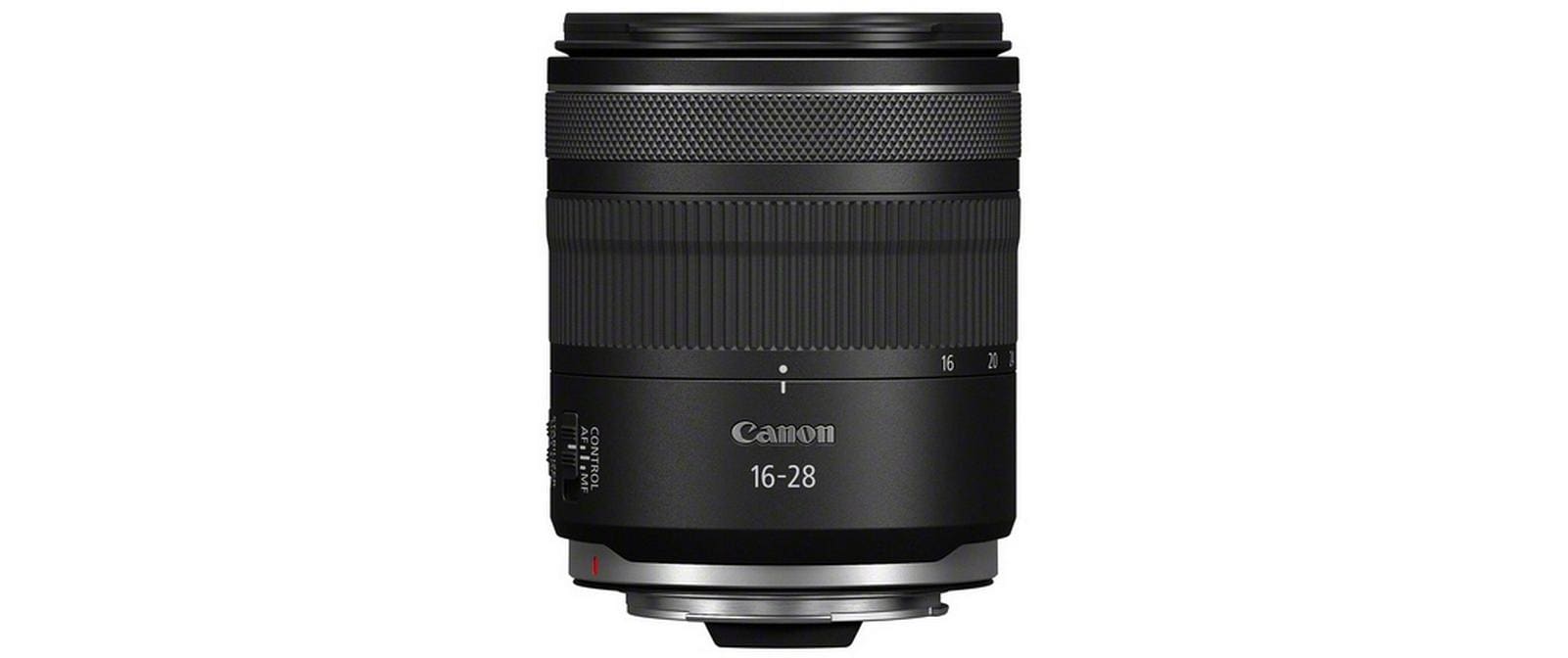 Zoomobjektiv RF 16-28mm F/2.8 IS STM Canon RF<br>Kompaktes Ultraweitwinkel-Zoom mit schneller Blende und Bildstabilisierung