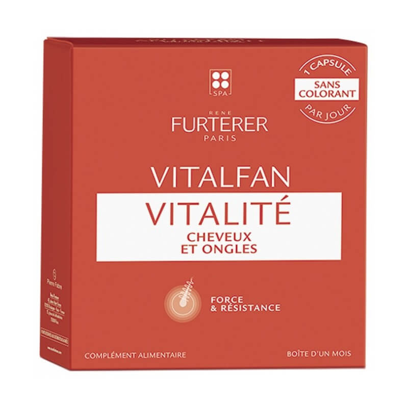 Compléments alimentaire cheveux et ongles 3 mois Vitalfan René Furterer