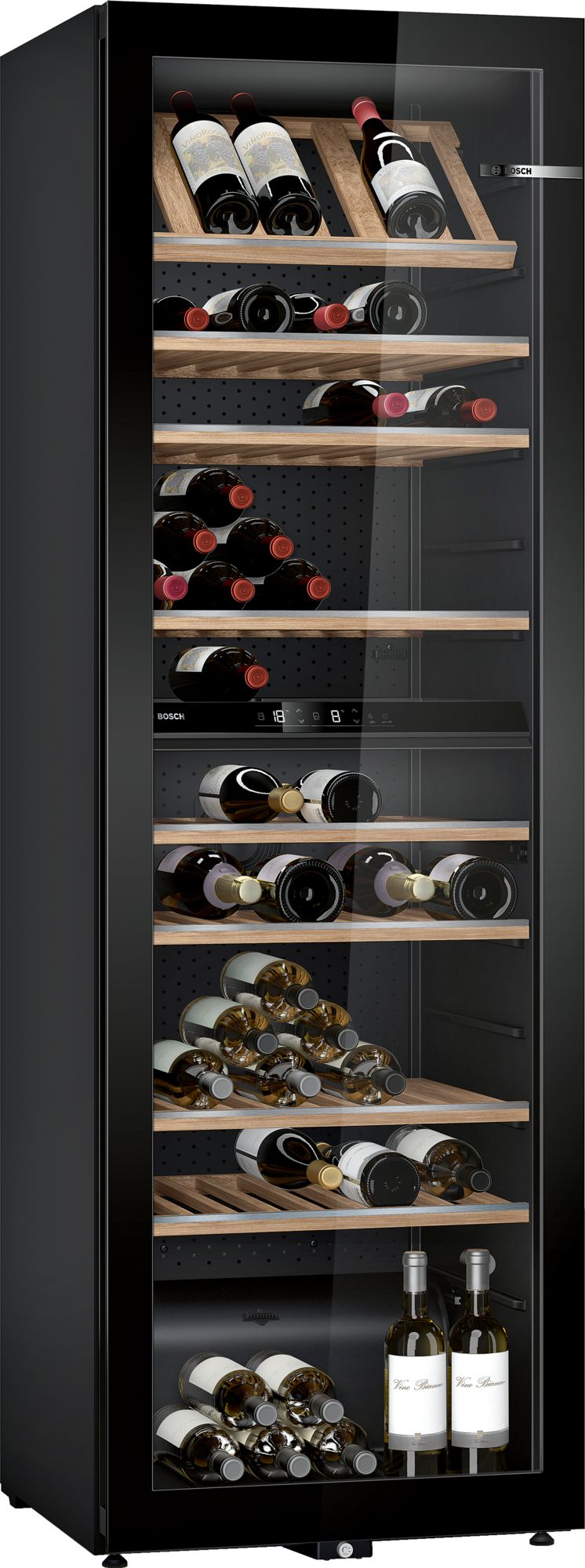 # PRODUTO RECONDICIONADO # Adega climatizada Série 6 com porta de vidro 186 x 60 cm KWK36ABGA-B