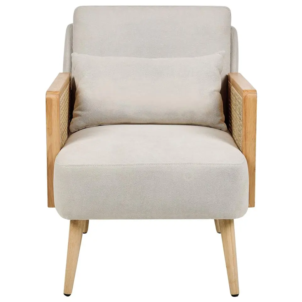 ORUM - Fauteuil - Lichtbeige - Rotan
