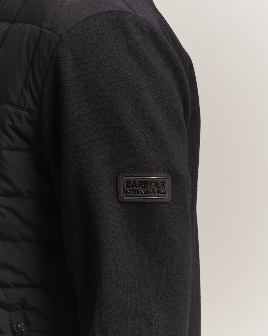 Barbour International Collins Baffle Quilted Sweat Black