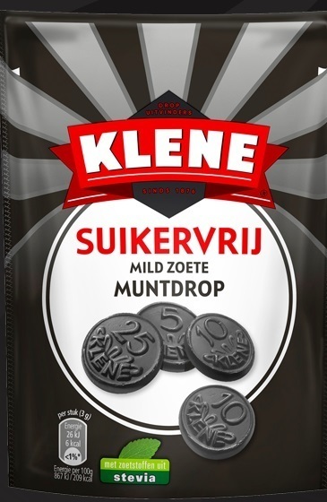 Klene Muntdrop Suikervrij 100g