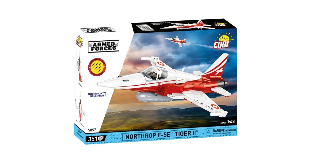 COBIArmed Forces - Northrop F-5E Tiger II Constructiespeelgoed  (Schaal 1:48)