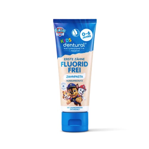dentural Paw Patrol Erste Zähne Fluoridfrei Zahnpasta