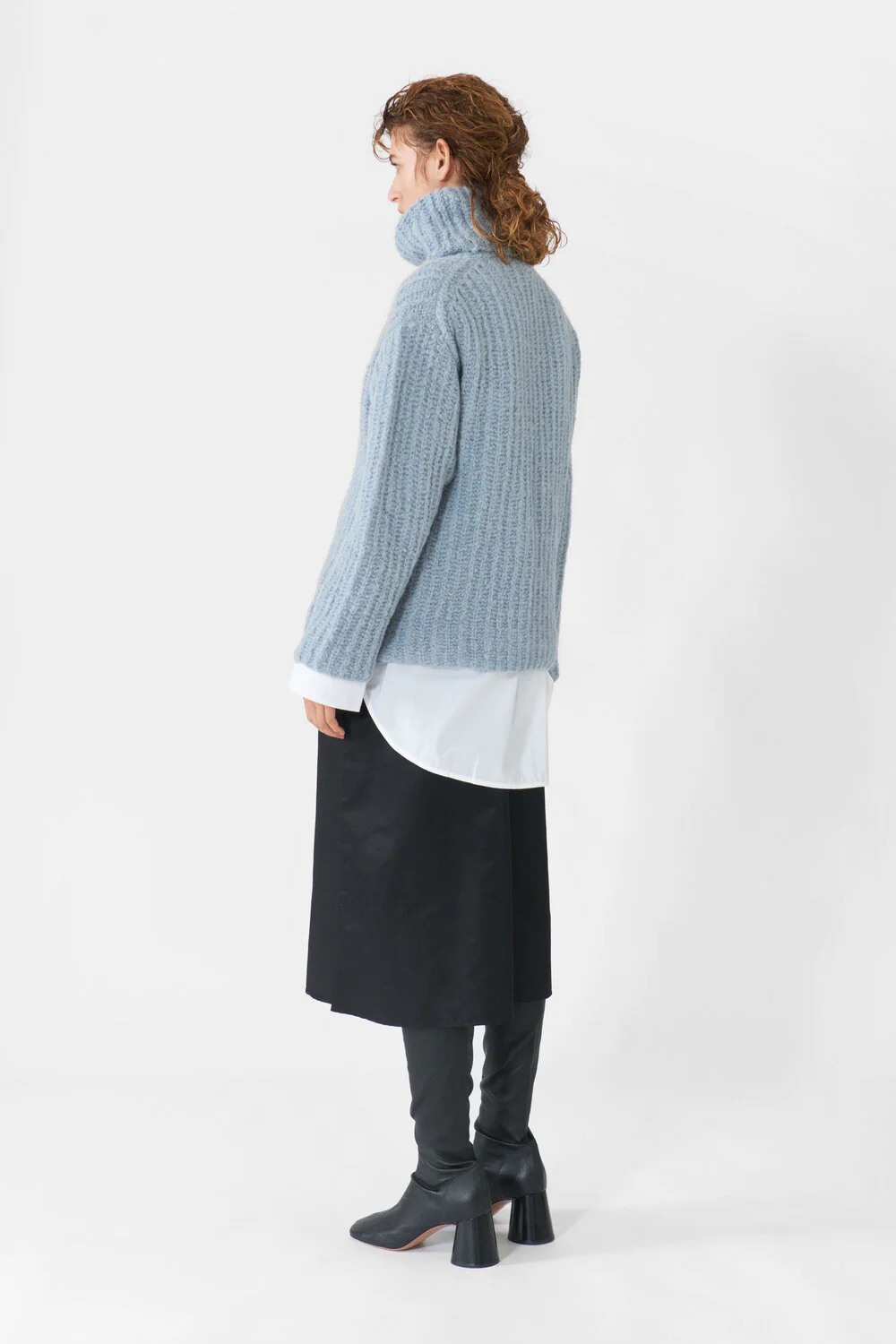 Lovechild1979  Lauren midi nederdel - sort