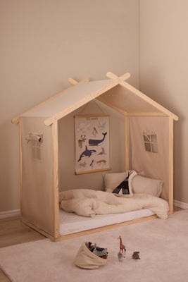 Minitude LEVI Husseng inkl. BabyMatex Madrass Carpathia 70x140, Nature