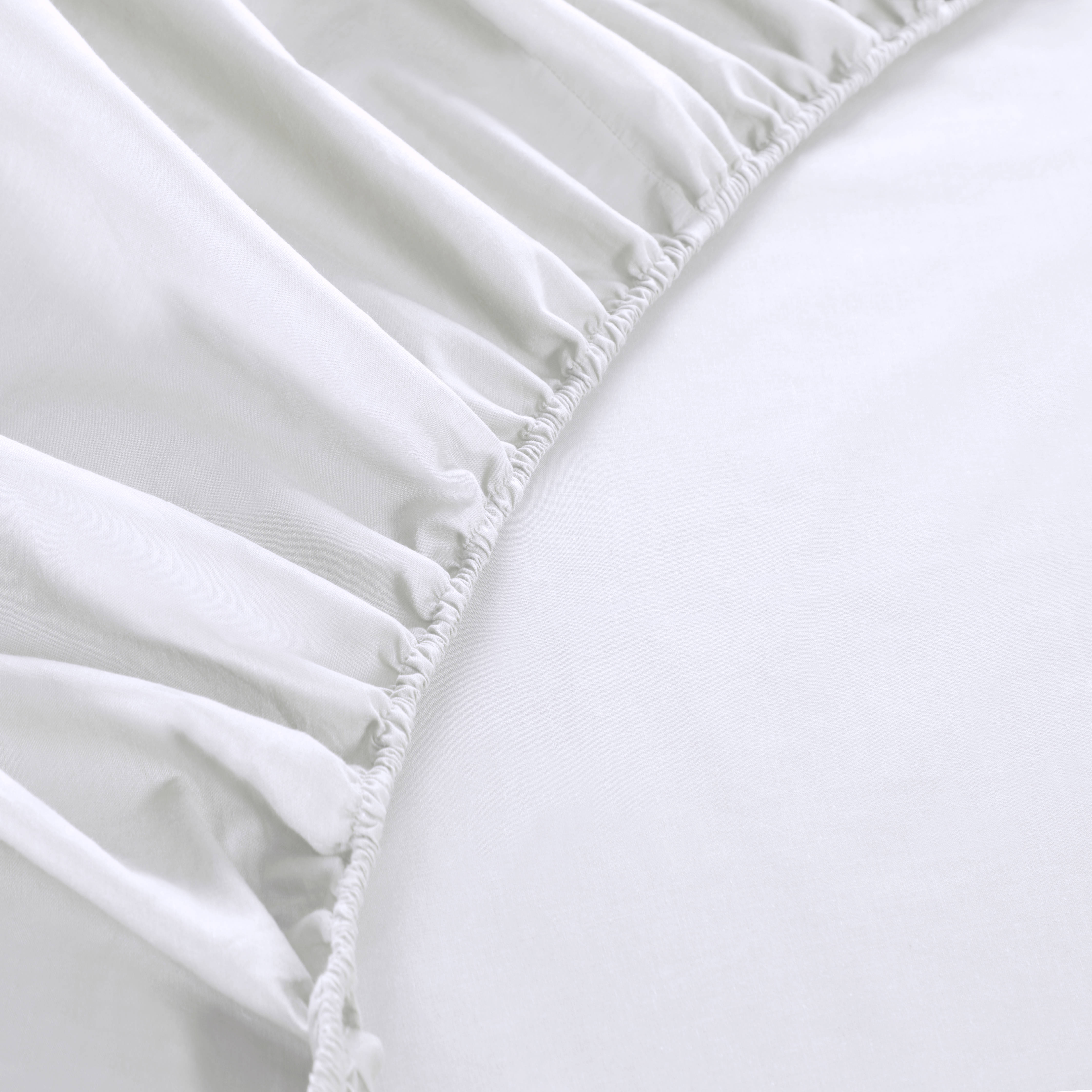 NOUS Living hoeslaken jersey 90x200/220 wit