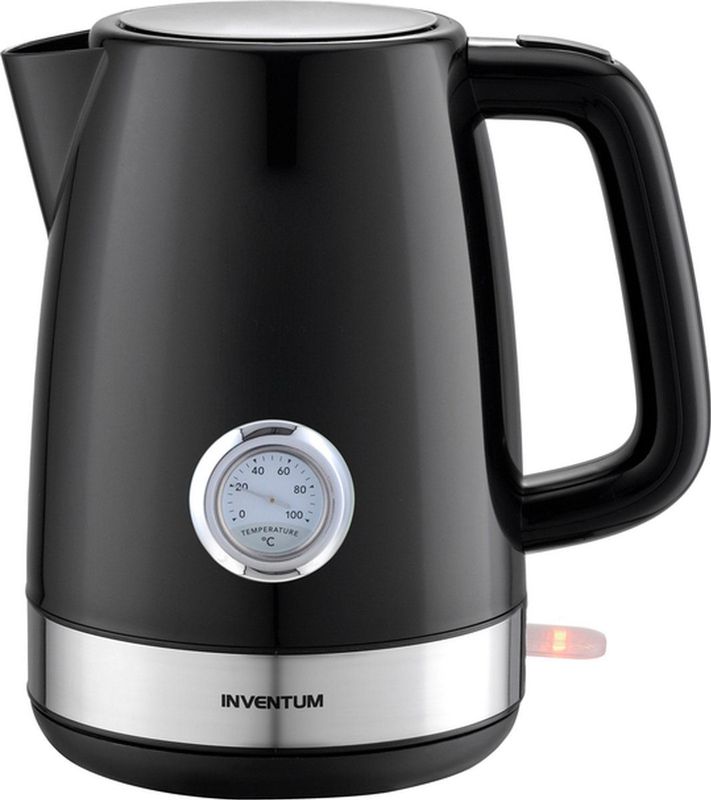 Inventum - HW917B - Waterkoker - Zwart/RVS - Kunststof - Inhoud 1,7 liter