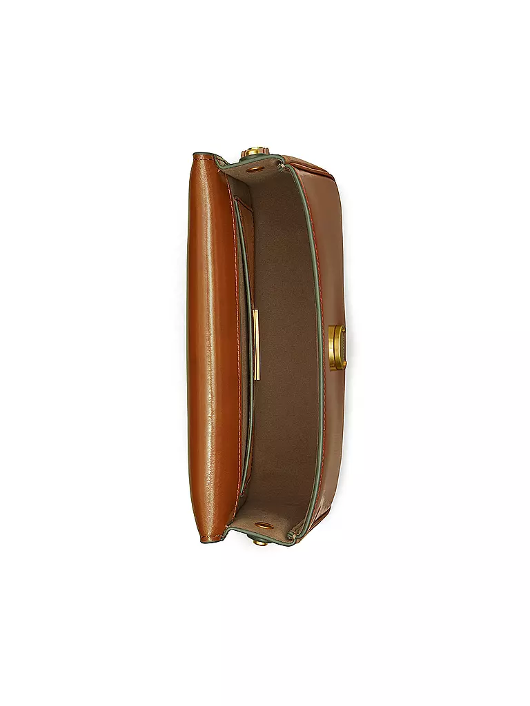 TORY BURCH Ledertasche - Umhängetasche ROBINSON braun