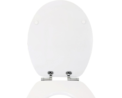 form&style toiletzitting Edge metallic goud MDF met soft-close mechanisme