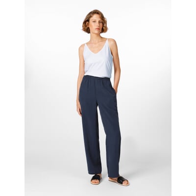 Damenhose Modal-Polyester, Dunkelblau