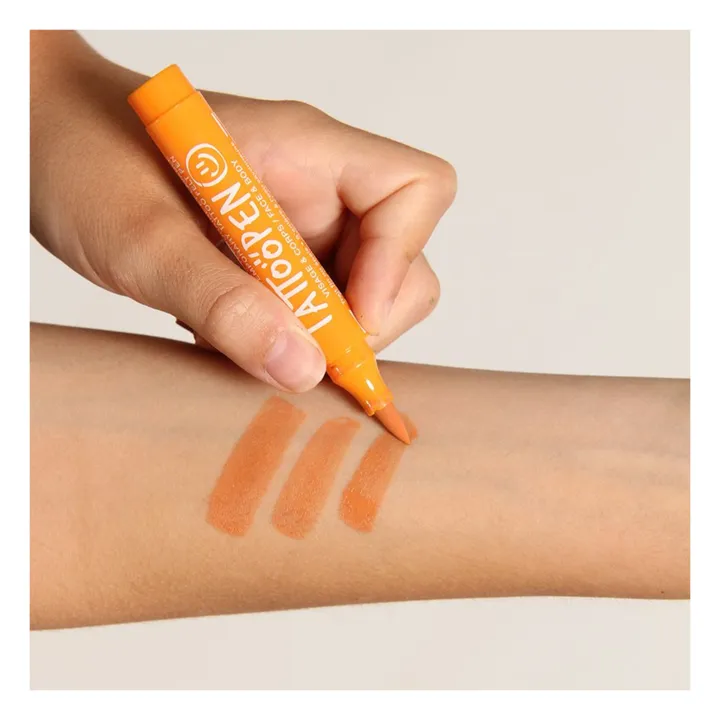 Nailmatic Kids Feutre de tatouage temporaire Tattoopen | Orange