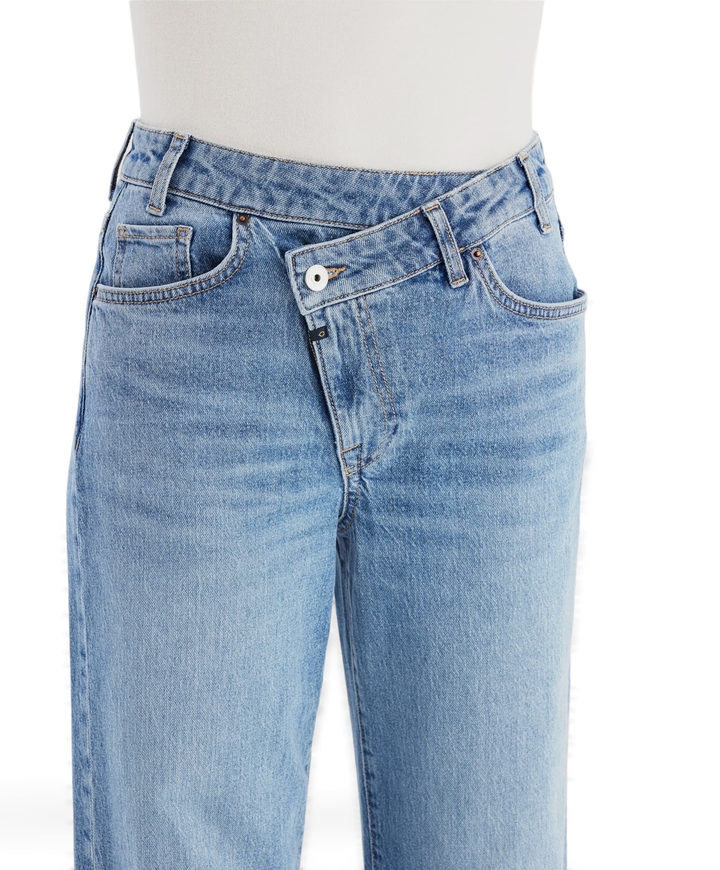 Cup of Joe Denim Relaxed straight dames jeans blauw