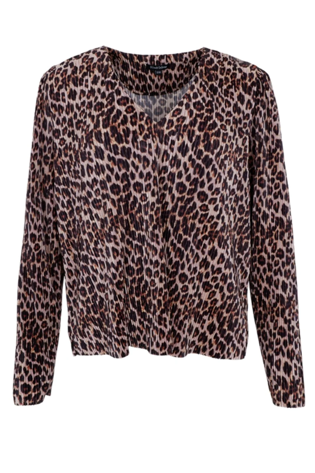Black Colour Bchayden Plissé Blouse 40668