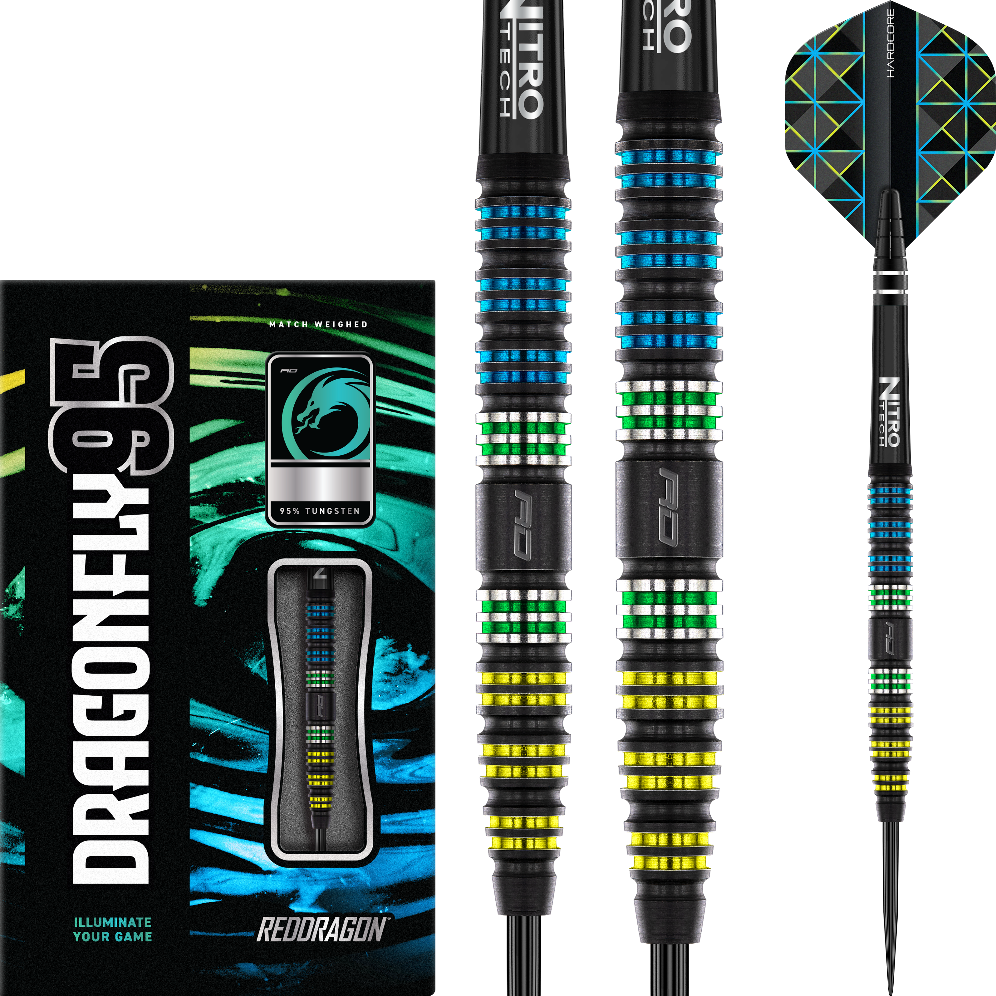Red Dragon - Dragonfly Black 95 Tapered - Steeldart