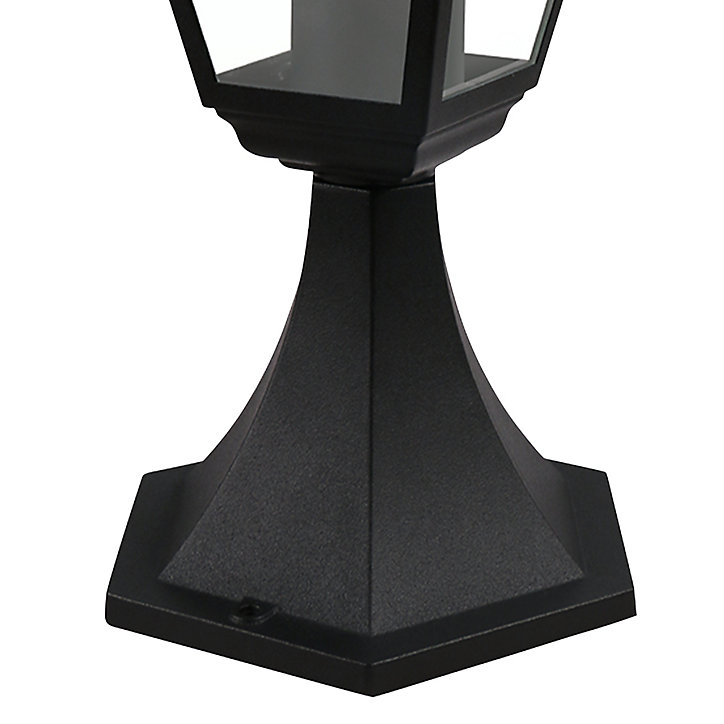Borne Varennes E27 60W IP44 15 x 17 cm noir