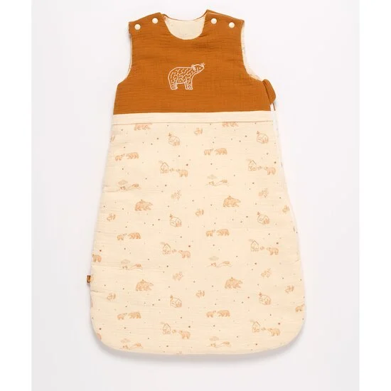 Orsino Gigoteuse Ours   Vanille / Camel        0-6 mois   de               Sauthon Baby Déco