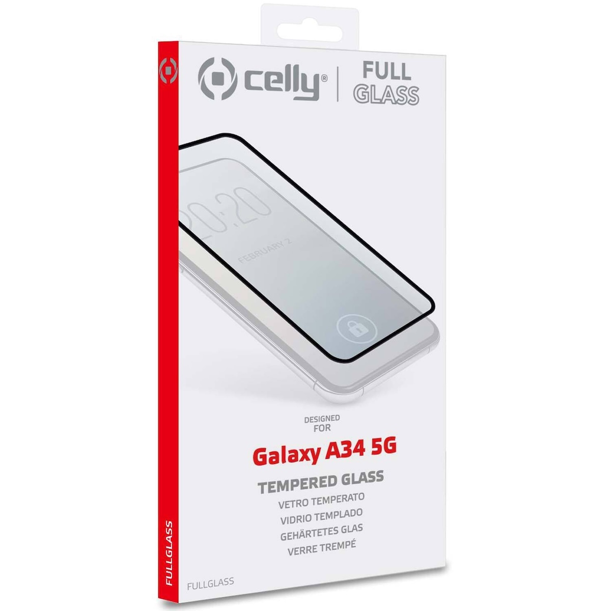 Skjermbeskytter Galaxy A34 5G i herdet glass