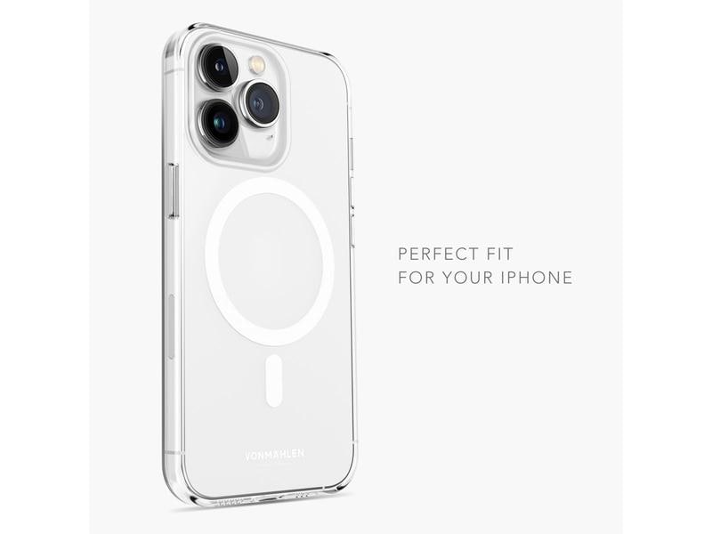 Vonmählen Back Cover Transparent Case MagSafe iPhone 15 Transparentes Backcover für das  Apple iPhone 15