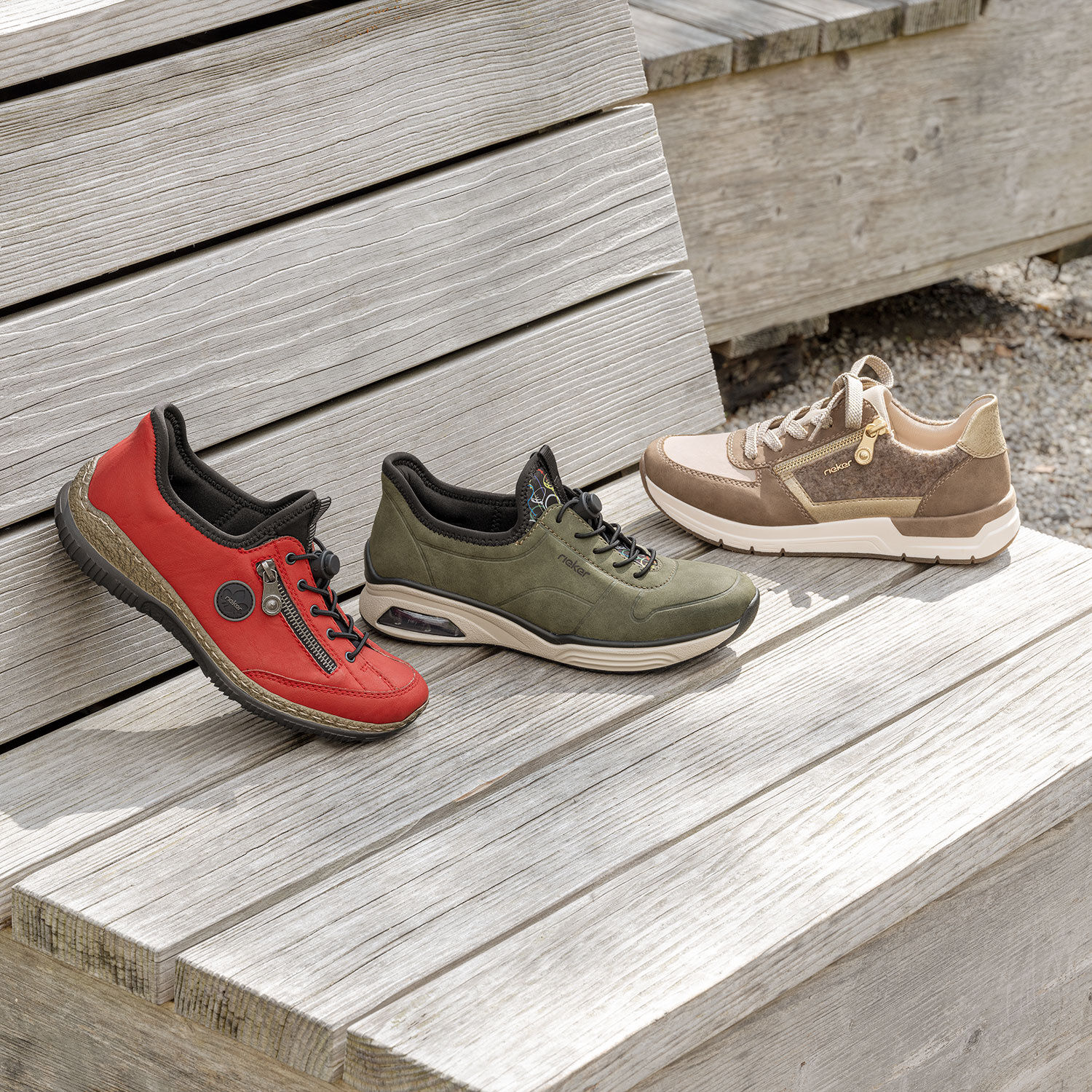 RIEKER EASY IN Schlupfschuh für Damen aus Softmaterial
