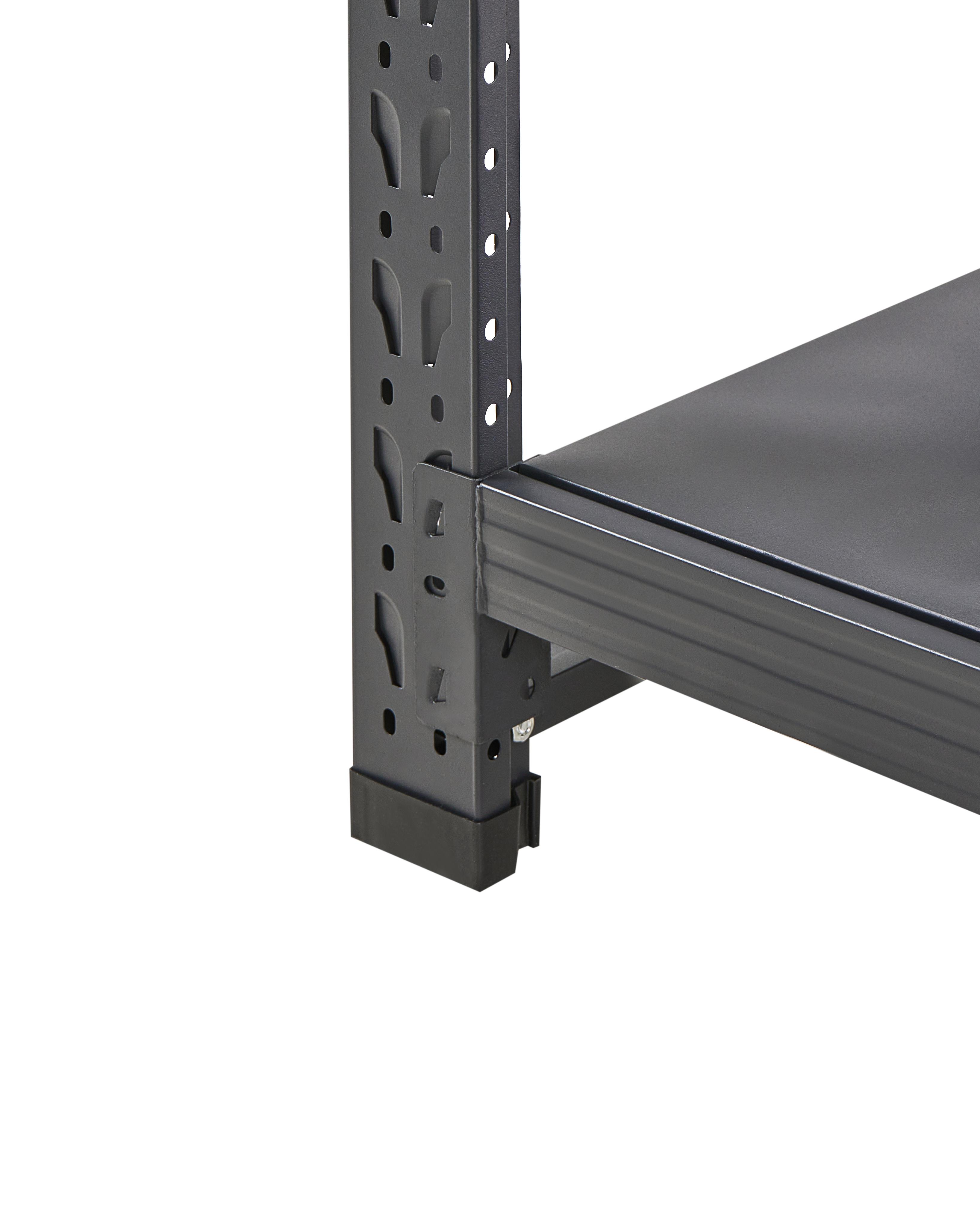 Garagerek FIUGGI Metaal 200 cm 60 cm Zwart