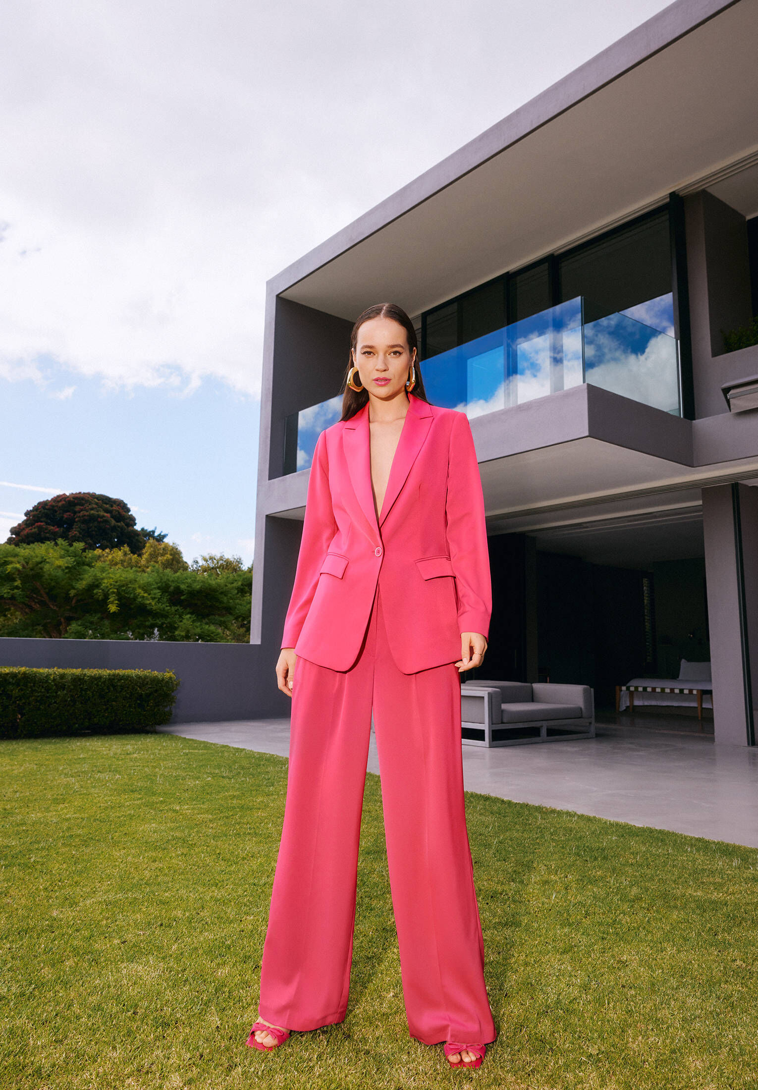 Betty & Co| Damen Stoffhose mit Bundfalten