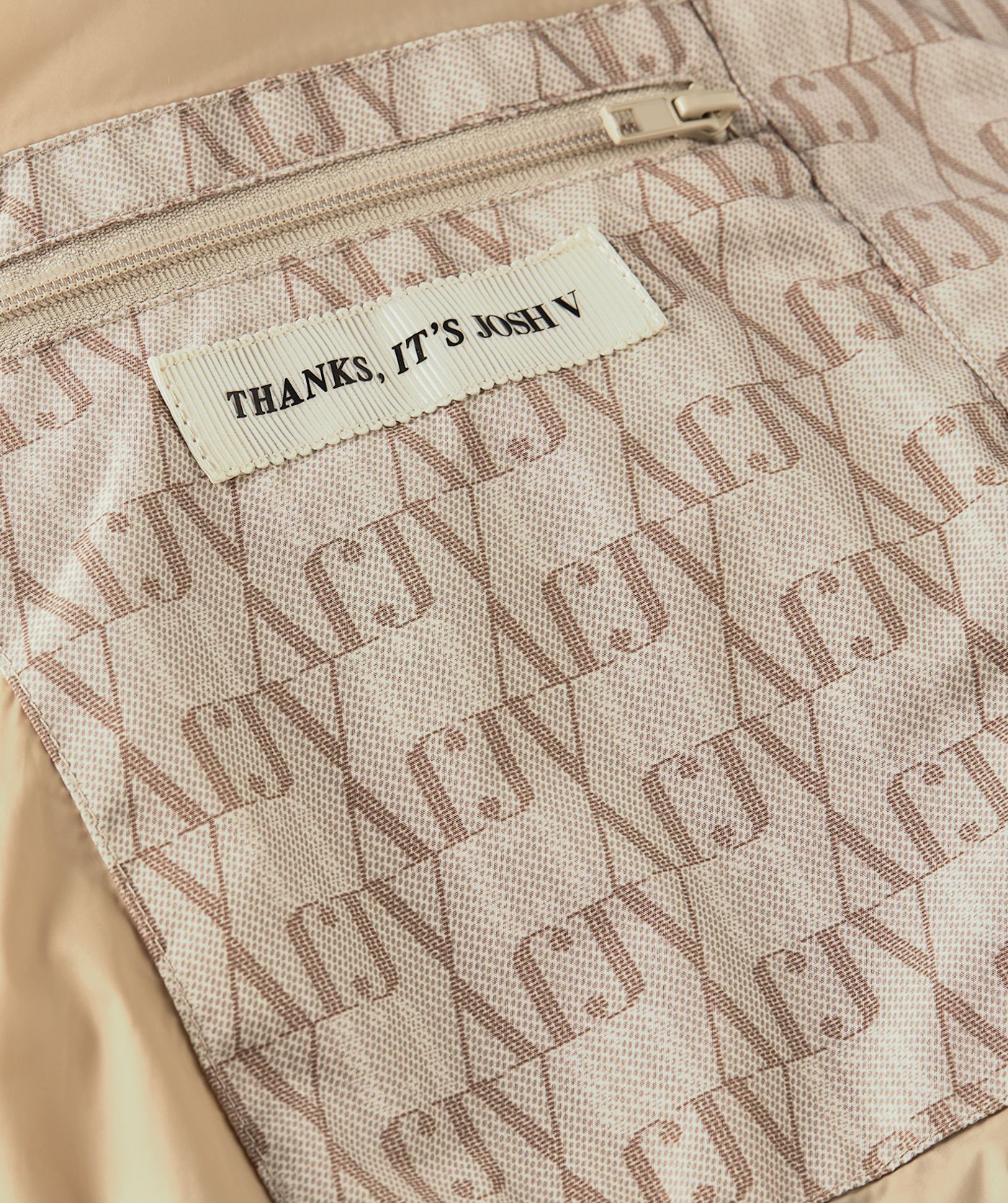 JV-STAYA oversized bodywarmer - beige