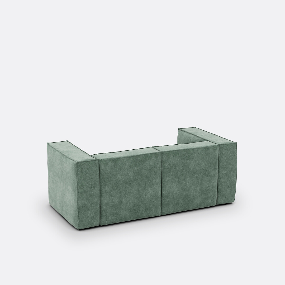 LA REDOUTE INTERIORS<br>Sofá modular de 2 lugares Seven em veludo texturizado