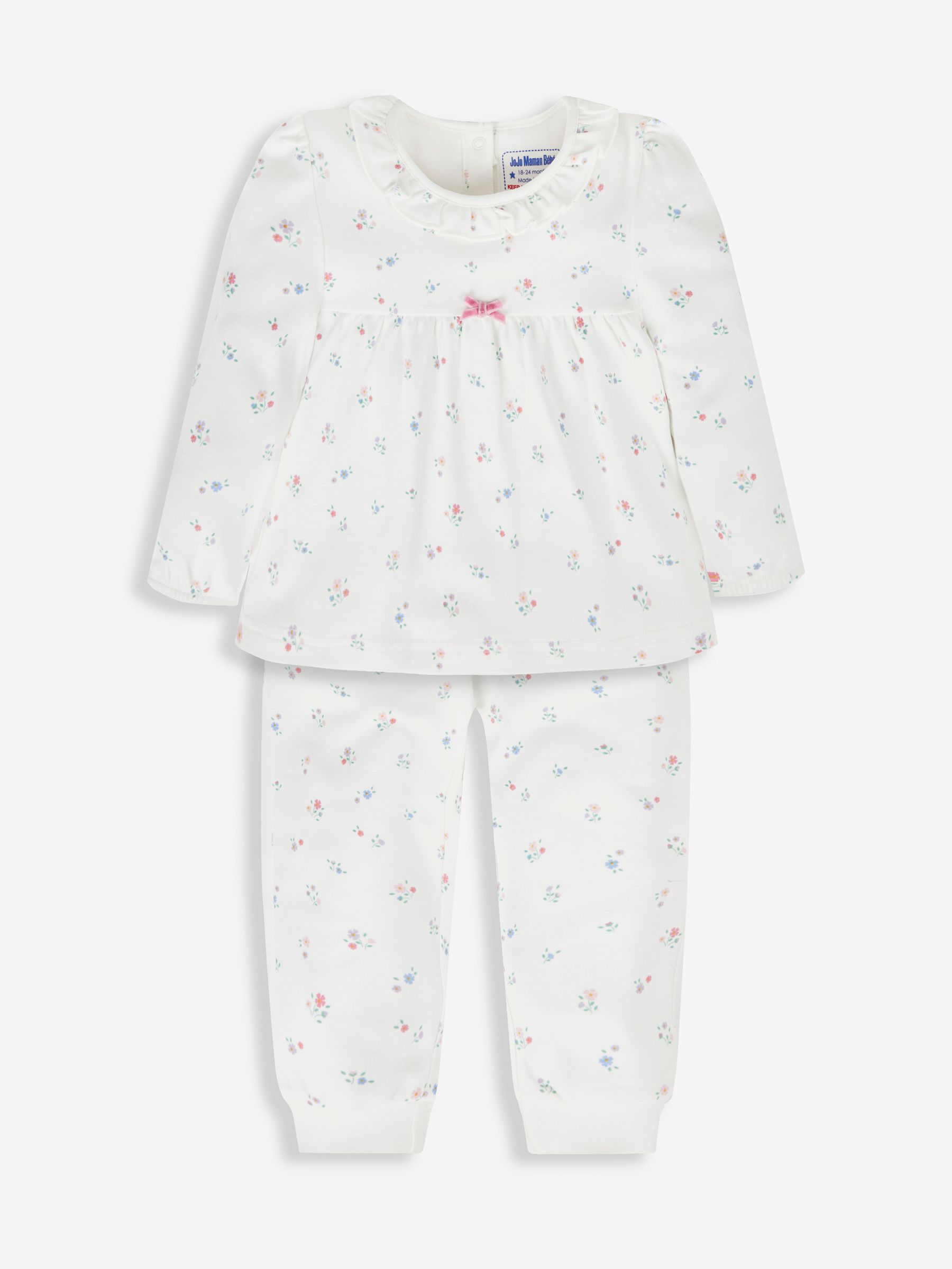 JoJo Maman Bébé - Mooie jersey pyjama met fijne print