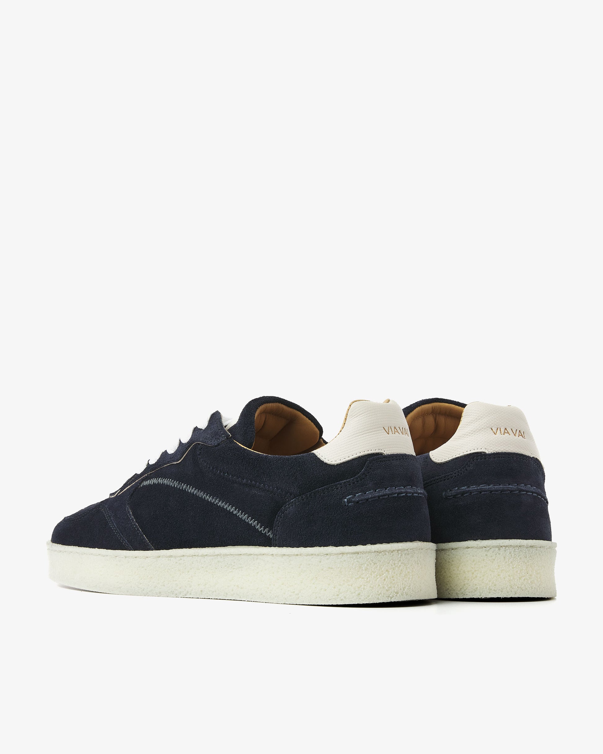 VIA VAI blauwe heren sneakers Zane Ethan