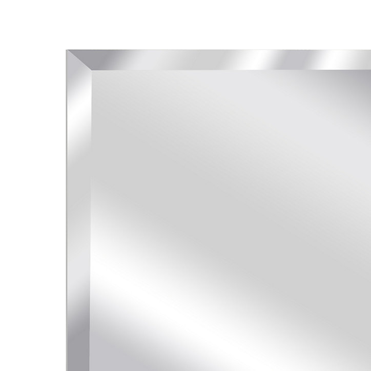 Miroir salle de bains rectangulaire 100X60 cm Wapta argent