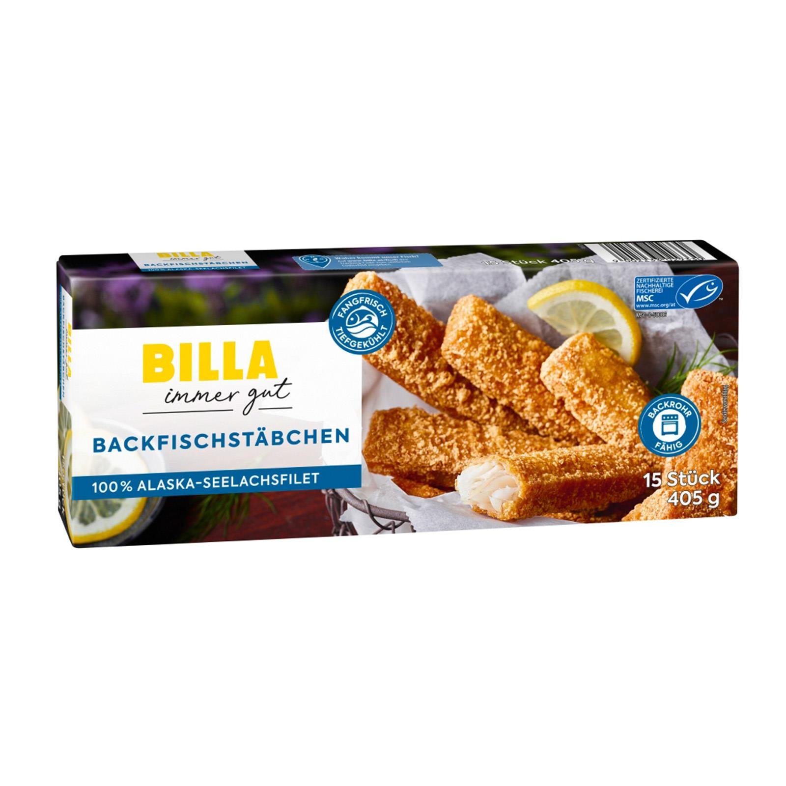 BILLA Backfischstäbchen