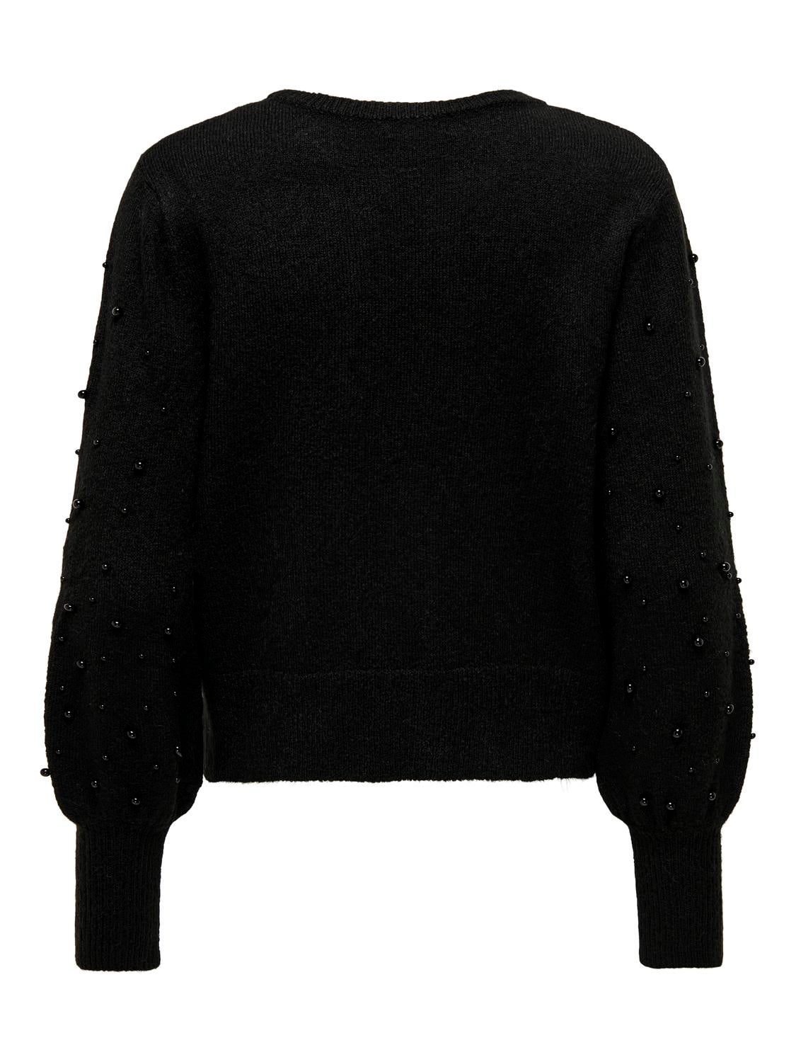 ONLKINNE Strickpullover Black