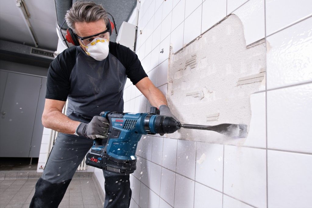 Bosch GBH 18V-34 CF Accu boorhamer in Koffer - 0611914003