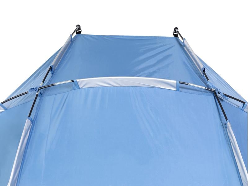 KOOR Strandzelt Muschel, Blau Strandmuschel schützt vor Sonne, Wind und leichtem Regen