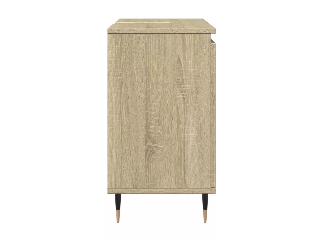 Armoire de bain chêne sonoma 58x33x60 cm bois d'ingénierie
