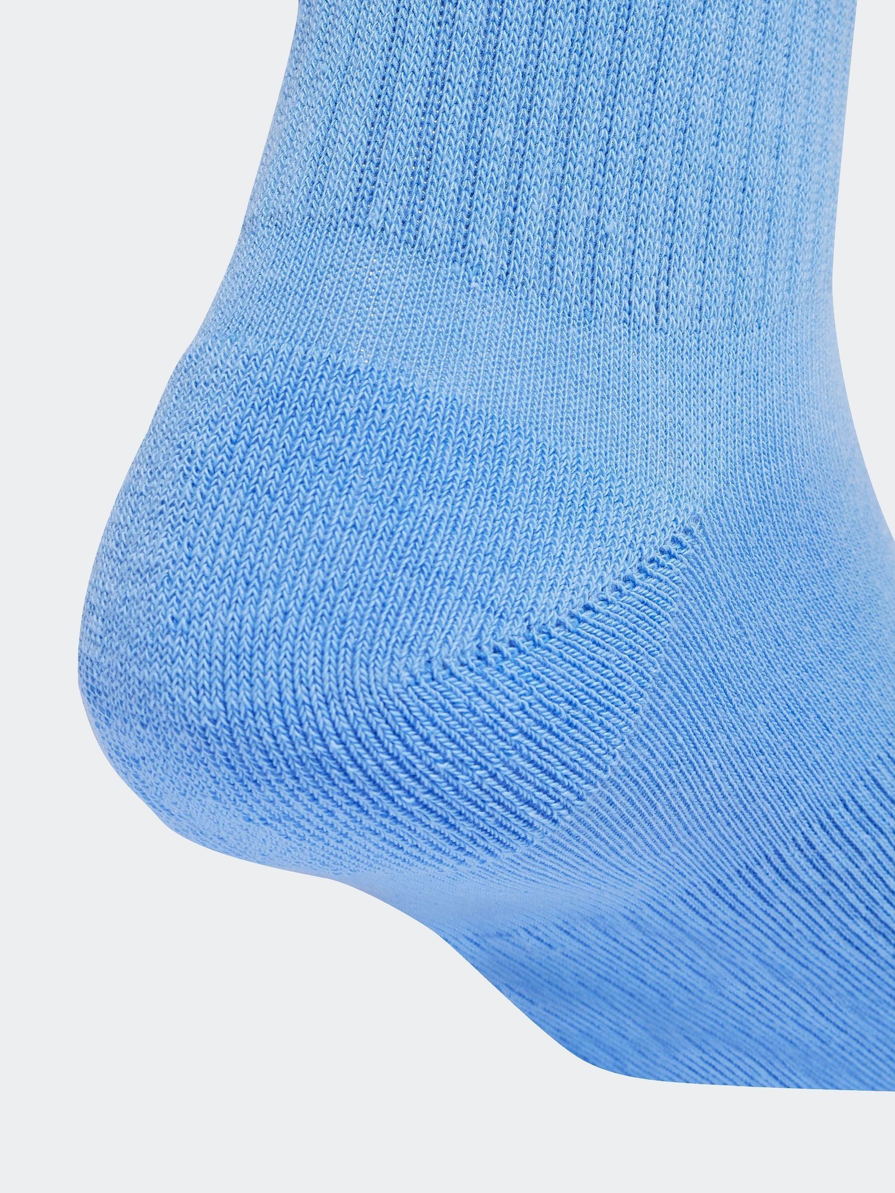 Blauw - adidas Logo Crew Socks 6 Pack