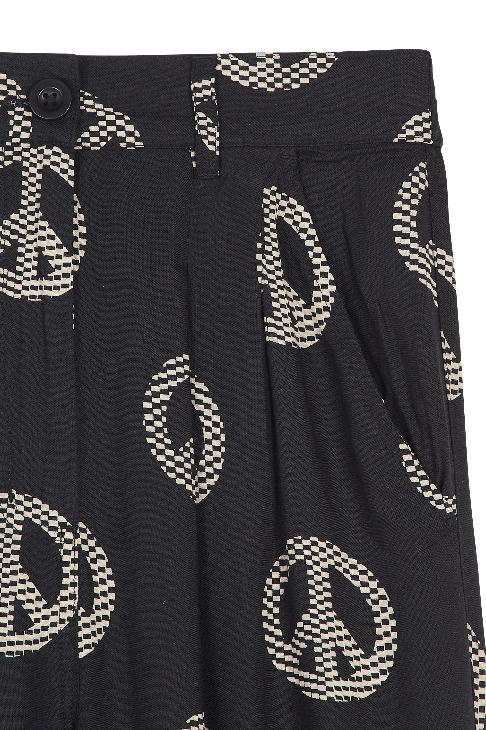 OBEY Pantalon PEACEFUL Noir