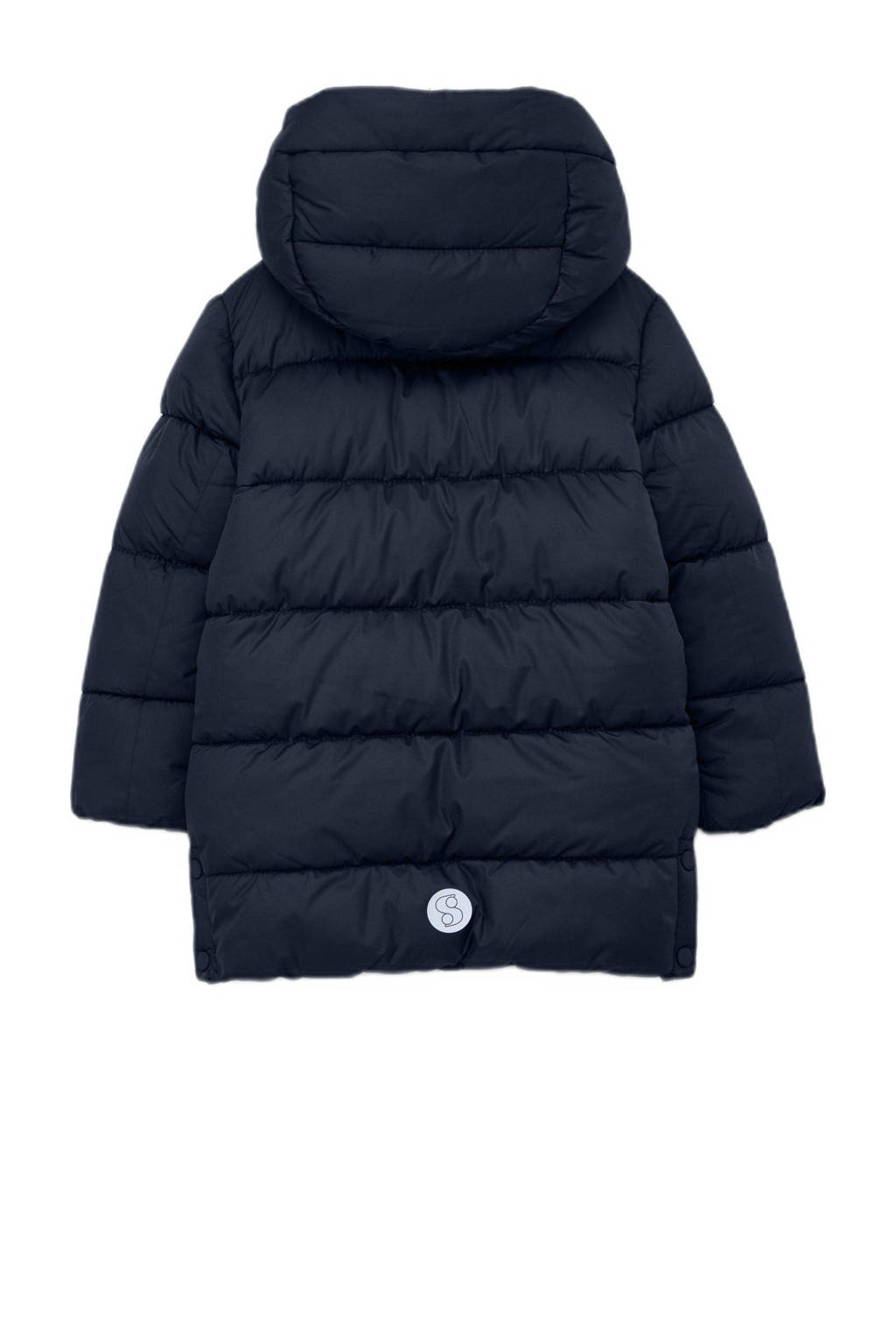 s.Oliver gewatteerde winterjas donkerblauw