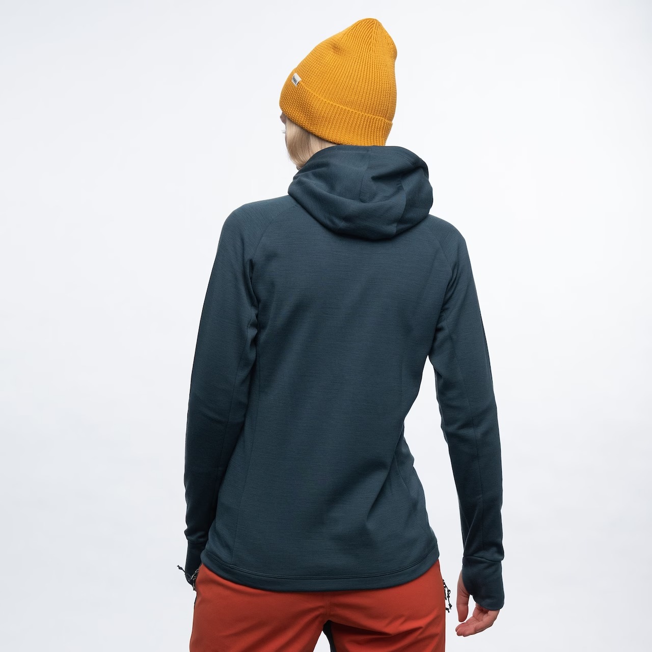 Ulstein Wool Hood Jacket Dame Orion Blue
