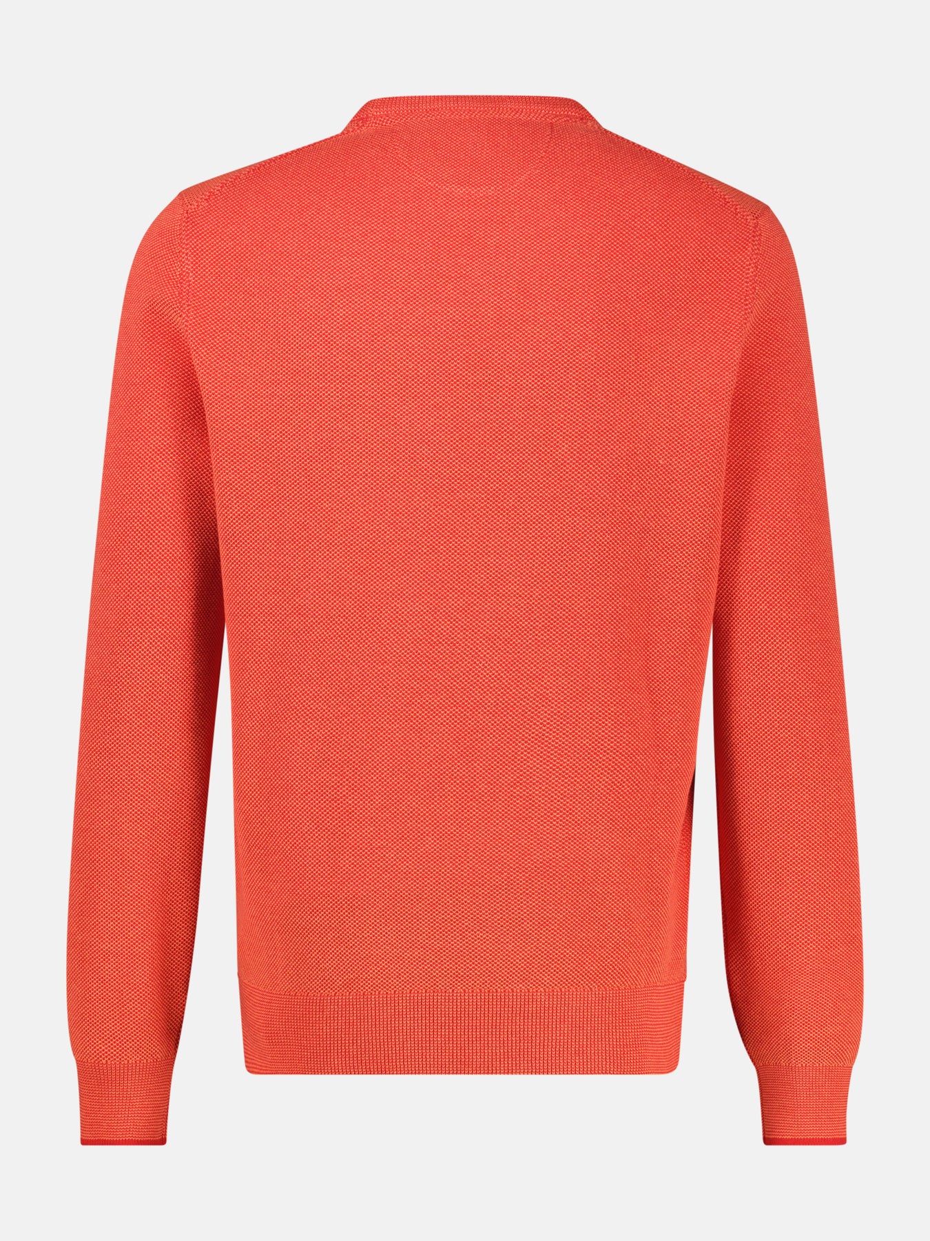 Strickpullover in sportiver 2-Tone-Optik