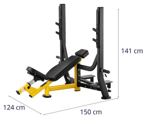 Banc incliné - 135 kg - 300 x 230 mm fitness sport musculation 14_0007963