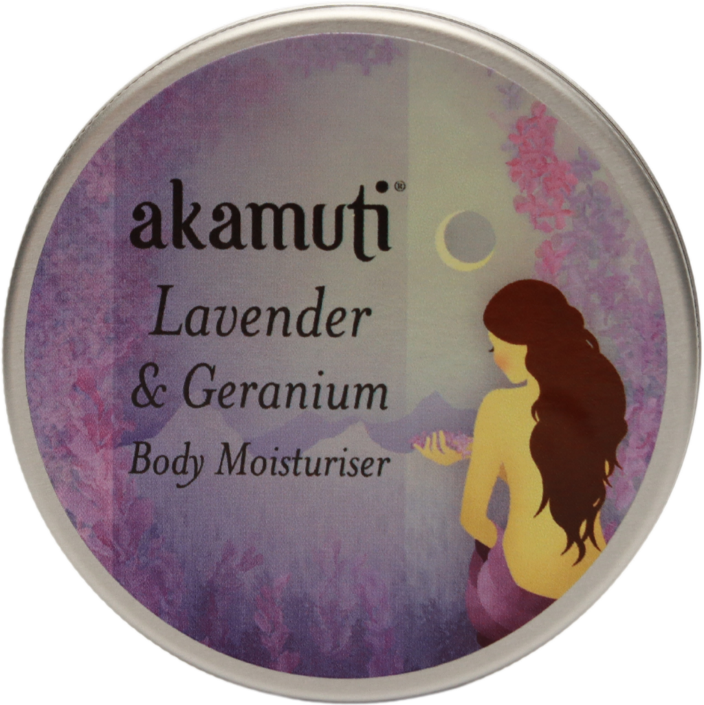 akamuti  Lavender & Geranium Body Moisturiser, 100 ml
