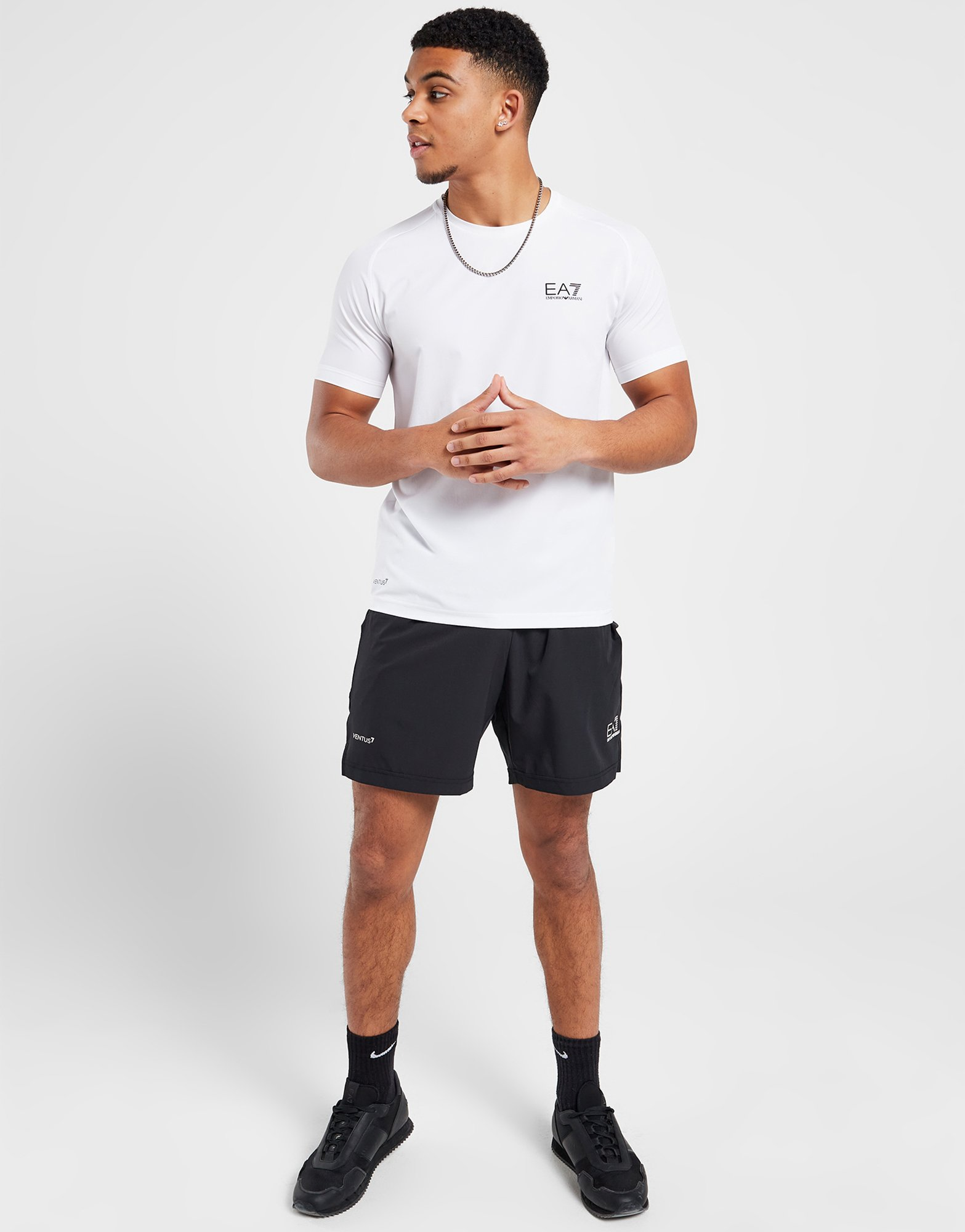Emporio Armani EA7 Ensemble T-shirt/Short Imprimé Homme